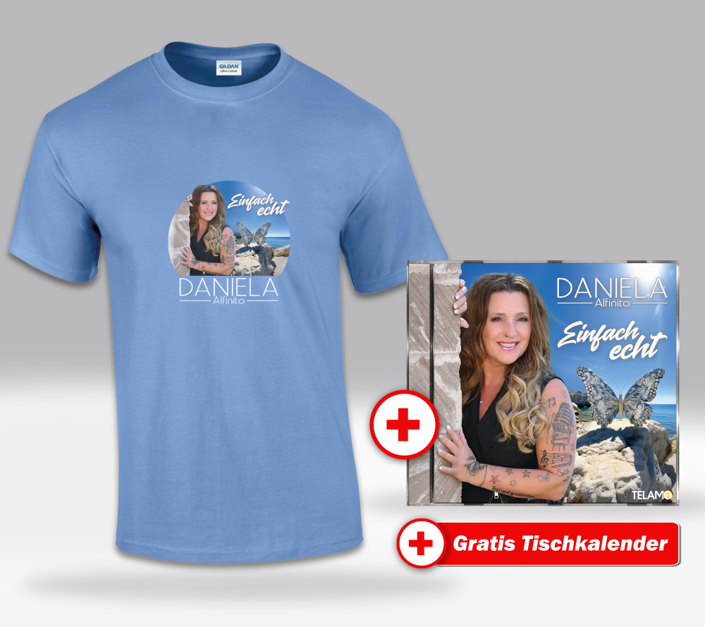 Einfach echt Fan-Set T-Shirt (L) + CD + GRATIS Tischkalender