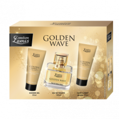 Parfümgeschenkset 3 tlg.Golden Wave Eau de Parfum für Sie (EdP)