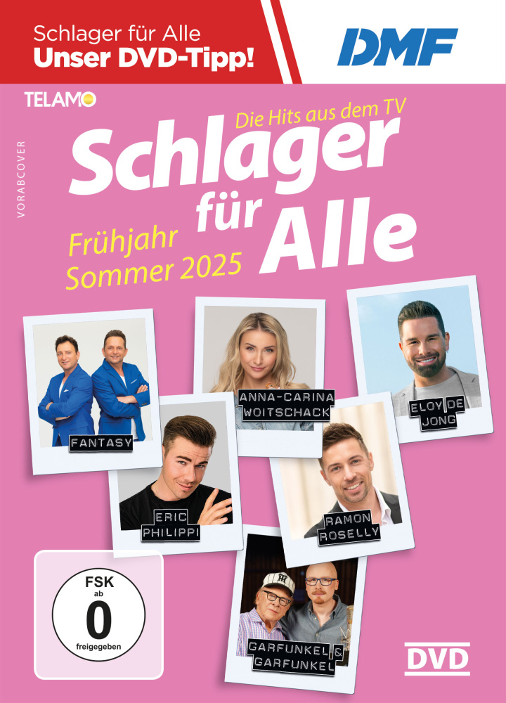 Schlager für Alle - Frühjahr/Sommer 2025 + Schlager für Alle - Frühjahr/Sommer 2025 DVD