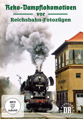 Reko-Dampflokomotiven vor Deutsche Reichsbahn Fotozügen