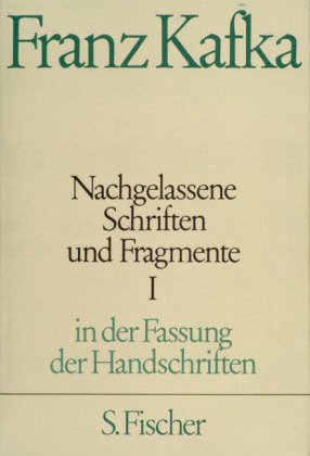 Nachgelassene Schriften und Fragmente, in der Fassung der Handschriften 1