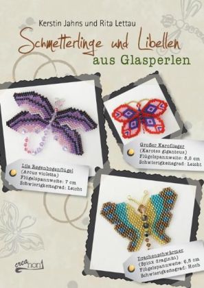 Schmetterlinge und Libellen aus Glasperlen