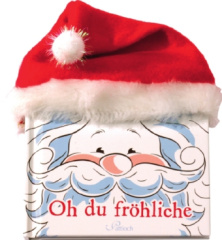 Oh du fröhliche, m. Weihnachtsmann-Mützchen