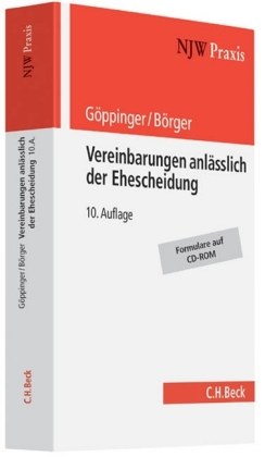 Vereinbarungen anlässlich der Ehescheidung, m. CD-ROM