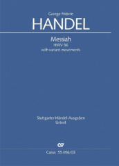 Der Messias HWV 56 (englisch), Klavierauszug, m. Variantensätzen