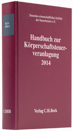 Handbuch zur Körperschaftsteuerveranlagung 2014